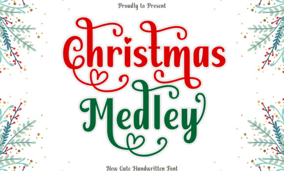 Christmas Medley Font: Fonts Free Download Christmas Medley Font - Featured Image