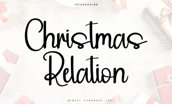Christmas Relation Font: Fonts Free Download Christmas Relation Font - Featured Image