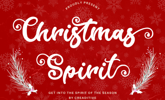 Christmas Spirit Font: Fonts Free Download Christmas Spirit Font - Featured Image