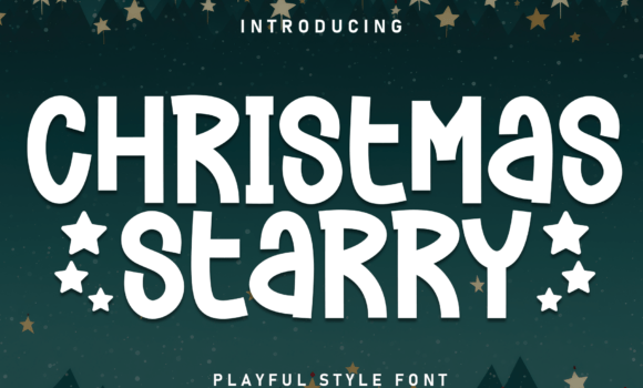 Christmas Starry Font: Fonts Free Download Christmas Starry Font - Featured Image