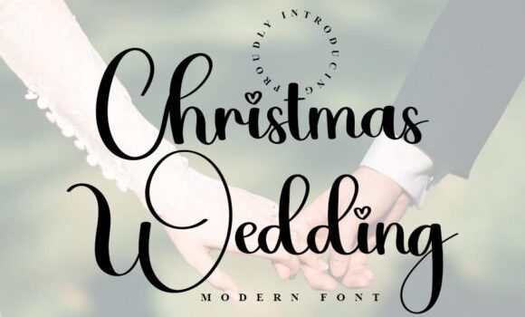 Christmas Wedding Font: Fonts Free Download Christmas Wedding Font - Featured Image