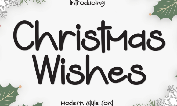 Christmas Wishes Font - Featured Image
