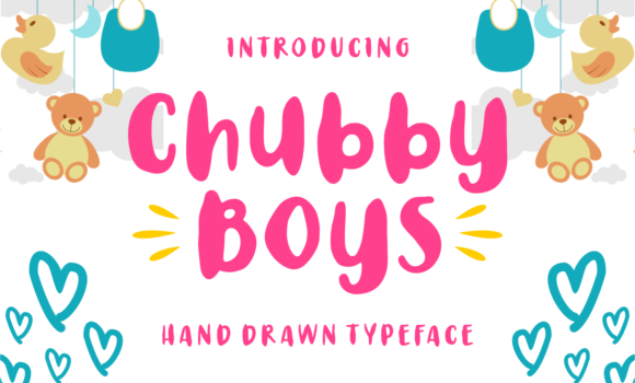Chubby Boys Font - Featured Image