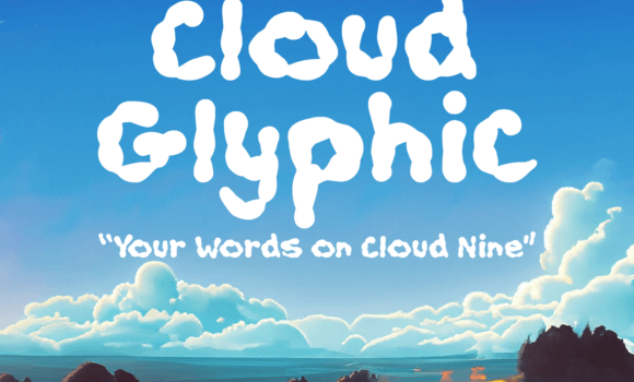 Cloudglyphic Font: Fonts Free Download Cloudglyphic Font - Featured Image