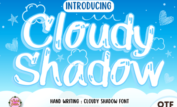 Cloudy Shadow Font: Fonts Free Download Cloudy Shadow Font - Featured Image