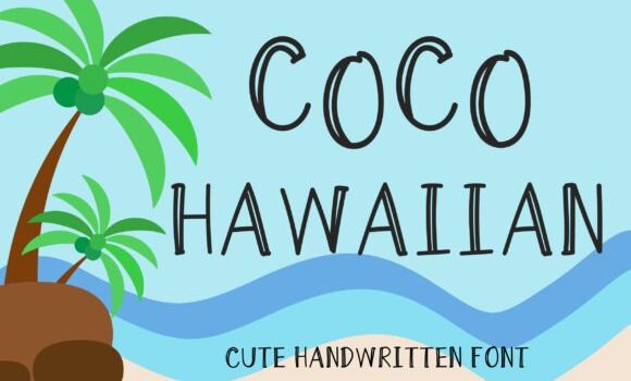 Coco Hawaiian Font - Featured Image