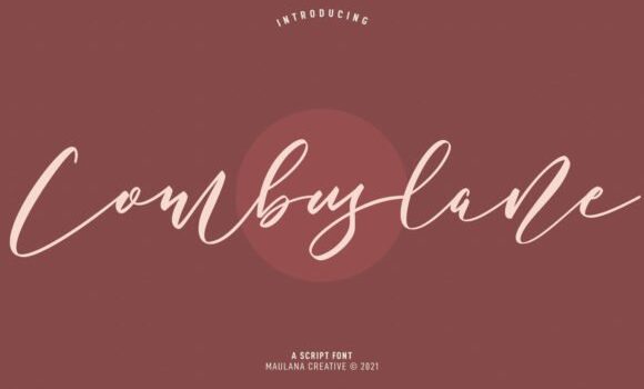 Combuslane Script Font: Fonts Free Download Combuslane Script Font - Featured Image