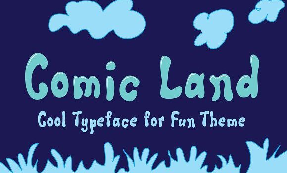 Comic Land Font - Featured Image