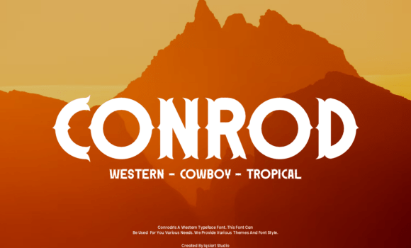 Conrod Font: Fonts Free Download Conrod Font - Featured Image