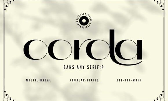 Corda Font - Featured Image