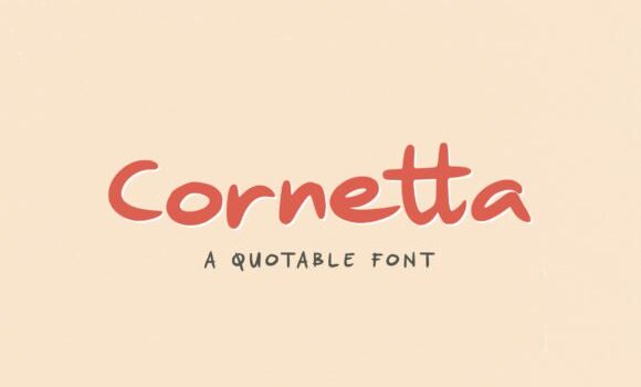 Cornetta Font: Fonts Free Download Cornetta Font - Featured Image