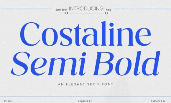 Costaline Semi Bold Font - Featured Image