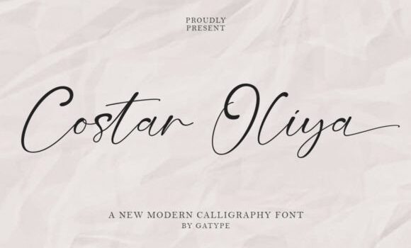 Costar Oliya Font: Fonts Free Download Costar Oliya Font - Featured Image