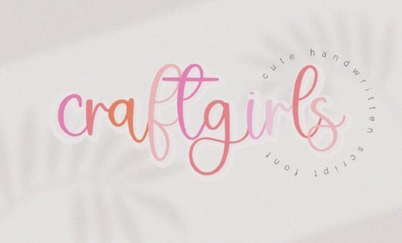 Craftgirls Font: Fonts Free Download Craftgirls Font - Featured Image
