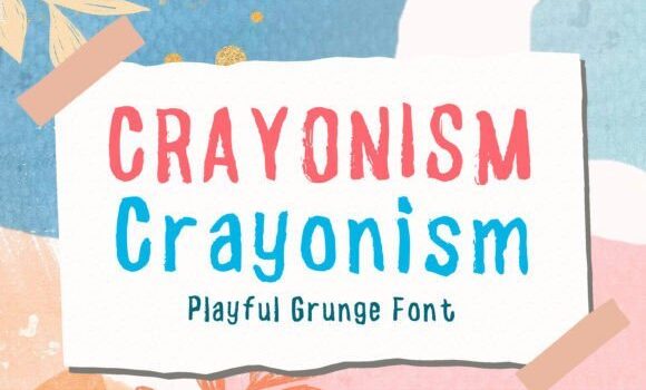 Crayonism Font: Fonts Free Download Crayonism Font - Featured Image