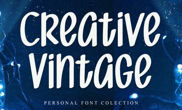 Creative Vintage Font - Featured Image