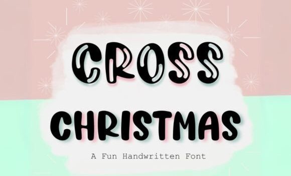 Cross Christmas Font: Fonts Free Download Cross Christmas Font - Featured Image