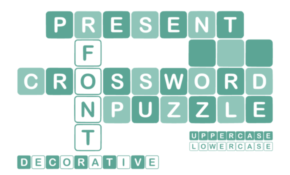 Crossword Puzzle Font: Fonts Free Download Crossword Puzzle Font - Featured Image