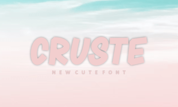 Cruste Font: Fonts Free Download Cruste Font - Featured Image