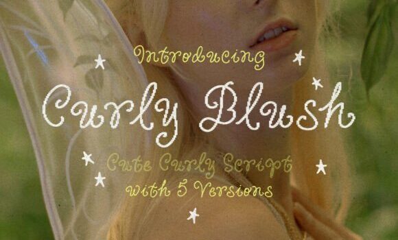 Curly Blush Font: Fonts Free Download Curly Blush Font - Featured Image