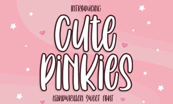 Cute Pinkies Font: Fonts Free Download Cute Pinkies Font - Featured Image