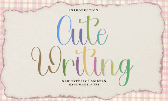 Cute Writing Font: Fonts Free Download Cute Writing Font - Featured Image