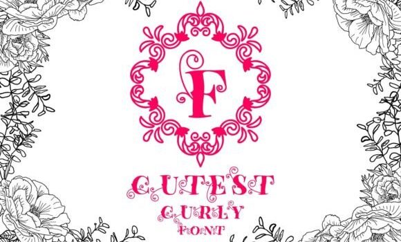 Cutest Curly Font Monogram Font: Fonts Free Download Cutest Curly Font Monogram Font - Featured Image