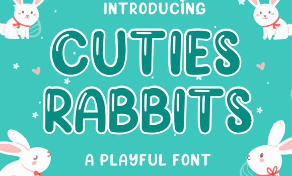 Cuties Rabbits Font - Featured Image