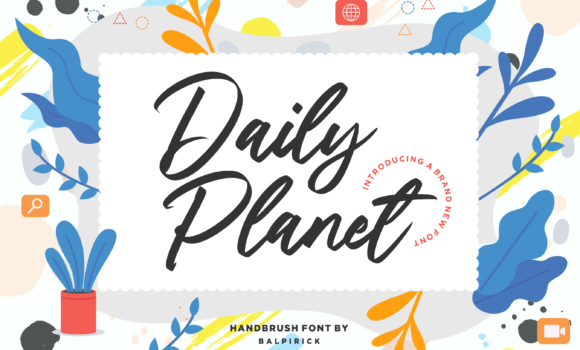 Daily Planet Font - Featured Image
