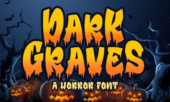 Dark Graves Font - Featured Image