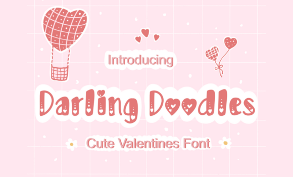 Darling Doodles Font - Featured Image