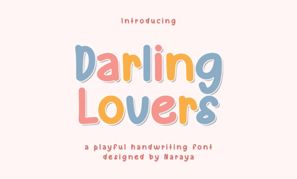 Darling Lovers Font - Featured Image