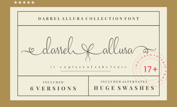 Darrel Allura Collection Font: Fonts Free Download Darrel Allura Collection Font - Featured Image