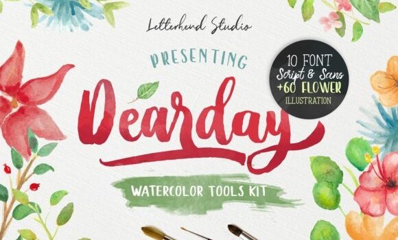 DearDay Font: Fonts Free Download DearDay Font - Featured Image