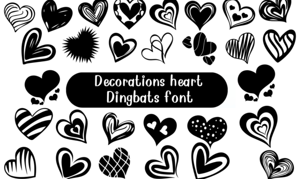 Decorations Heart Font: Fonts Free Download Decorations Heart Font - Featured Image