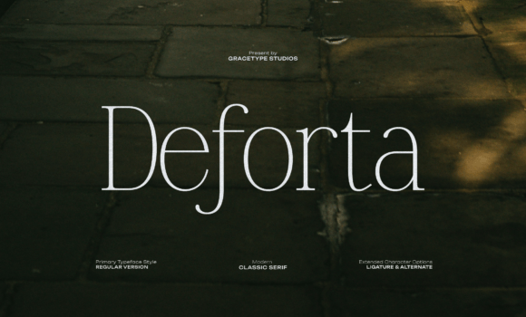 Deforta Font: Fonts Free Download Deforta Font - Featured Image