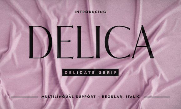 Delica Font - Featured Image