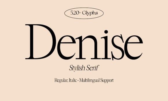 Denise Font: Fonts Free Download Denise Font - Featured Image