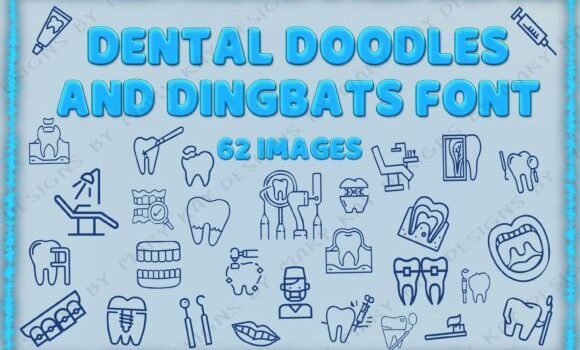 Dental Doodles Font - Featured Image