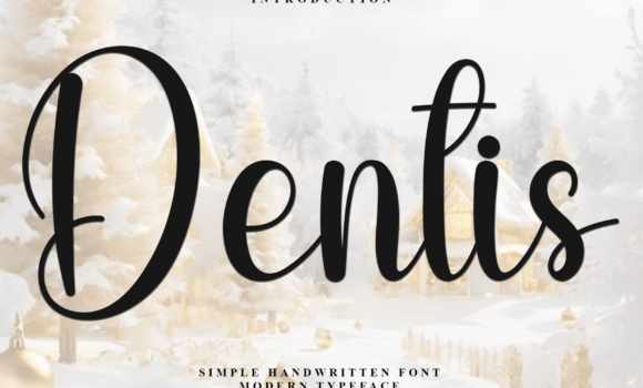 Dentis Font - Featured Image