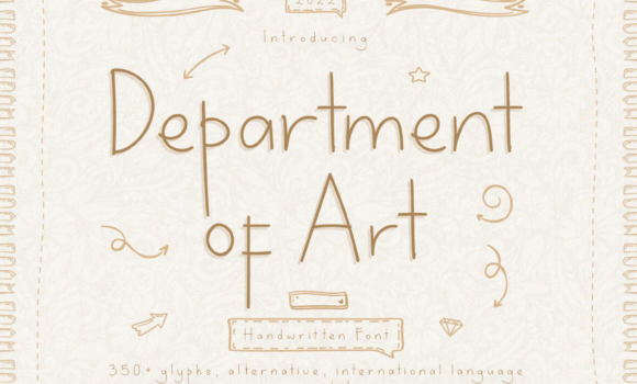 Department of Art Font: Fonts Free Download Department of Art Font - Featured Image