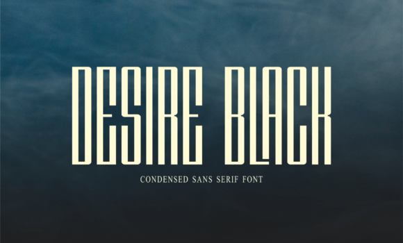 Desire Black Font - Featured Image