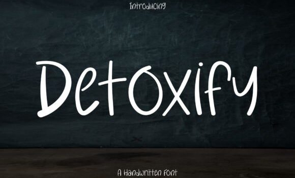 Detoxify Font - Featured Image