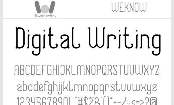 Digital Writing Font: Fonts Free Download Digital Writing Font - Featured Image