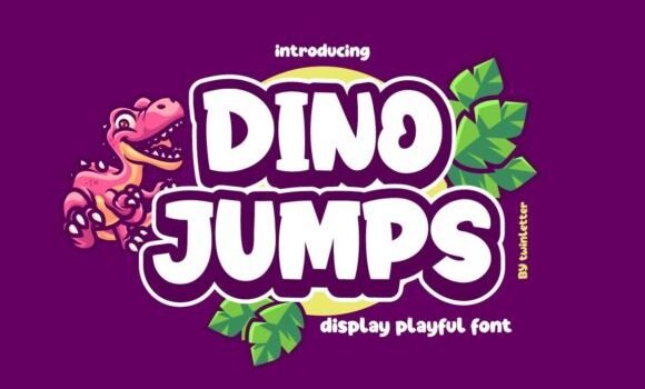 Dino Jumps Font: Fonts Free Download Dino Jumps Font - Featured Image