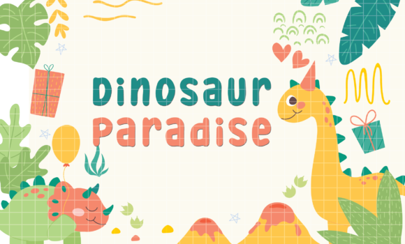 Dinosaur Paradise Font: Fonts Free Download Dinosaur Paradise Font - Featured Image