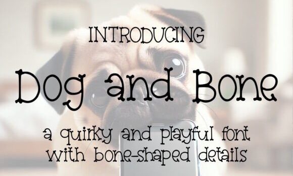 Dog and Bone Font - Featured Image