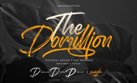 Domillion Font: Fonts Free Download Domillion Font - Featured Image