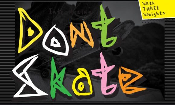Don’t Skate Font: Fonts Free Download Don't Skate Font - Featured Image