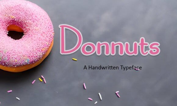 Donnuts Font: Fonts Free Download Donnuts Font - Featured Image